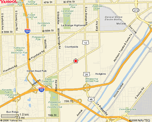 Map to Rolling Lanes