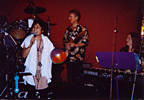 Keyboardist Michelle Denotter with the StingRays