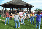 Dancing at the FIRST outdoor fest of 2010