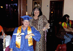 2nd Place winner: Mrs. Robinson and her graduate (Flo & Bob)