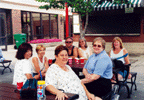 Clockwise from left: Ginger, Liz, Bill, Janet, Margie, Jackie  & Cheri (front/center)