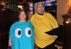 Inky chases Pac-Man
