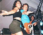 Danny proves to be a very interactive guitarist