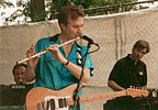 Danny on flute& Soundman Claude Grass